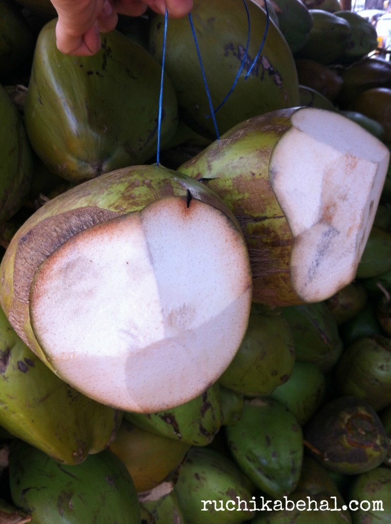 coconut on a string